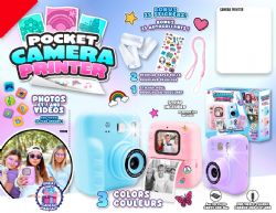 APPAREIL PHOTO IMPRIMANTE POUR ENFANTS ASST